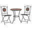 Ensemble bistro rond pour 2 personnes Cadee-2024529303-2024529300