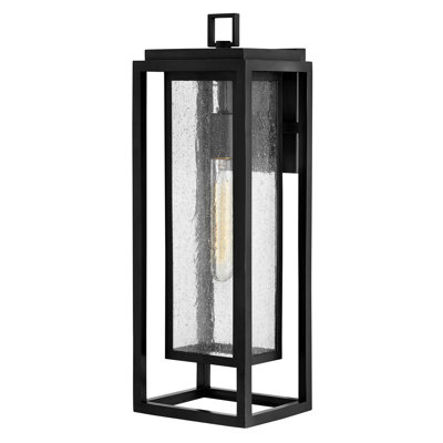 Republic Black 1 - Bulb Outdoor Wall Lantern