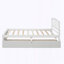 Lit plateforme simple avec rangement-179747621