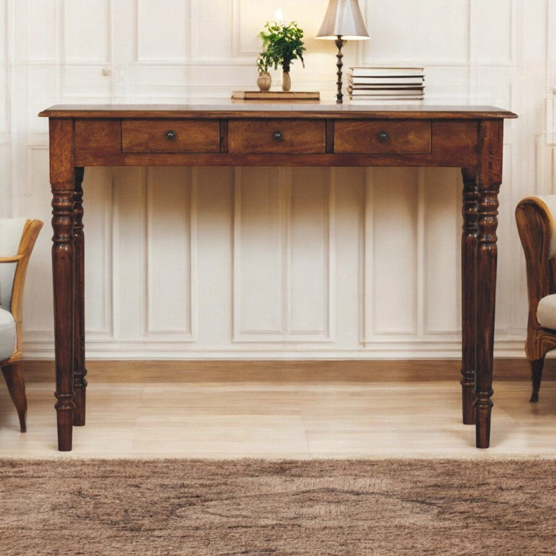 Eleftheria 110cm Solid Wood Console Table
