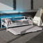 Twin-Size Metal Daybed With LED Illumination And Versatile Trundle