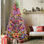 Arbre de Noël enneigé 6 / 7,5 pi avec lumière artificielle Fraser-22966032