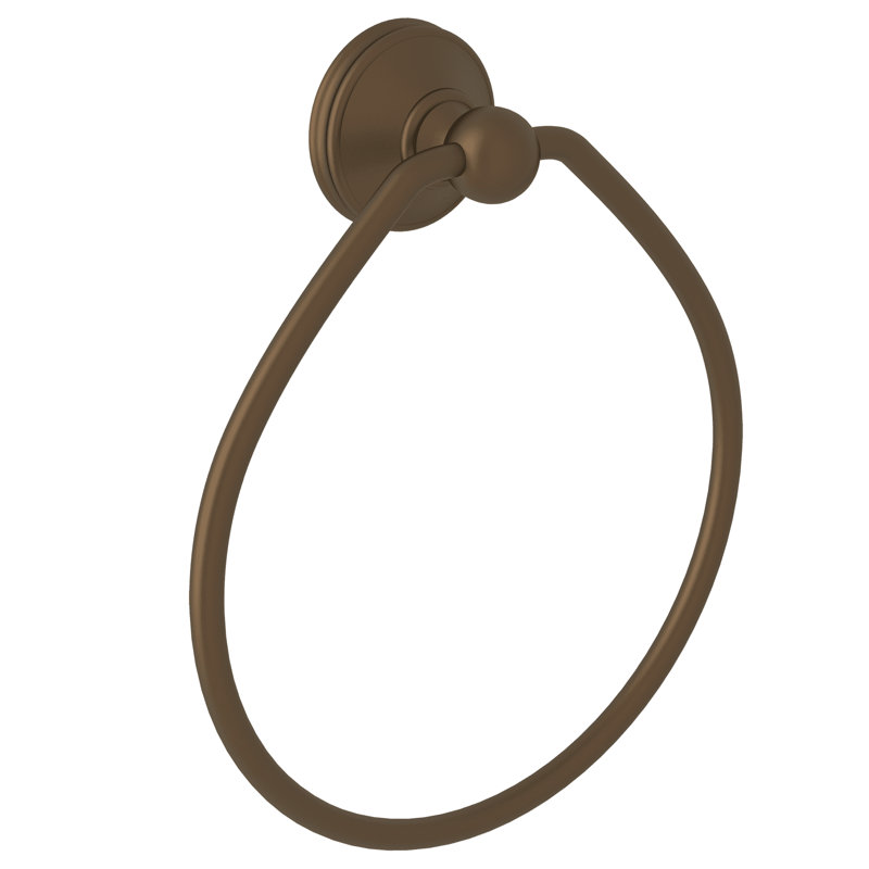 Classic Georgian 7" Polished Nickel Towel Ring