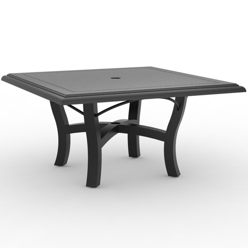 Complete Table Outdoor Square Coffee Table, Graphite