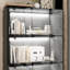 Armoire de rangement de bureau H 63 po x l 31,5 po avec portes en verre et lumières DEL-2079611750