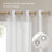 Cecily Floral Printed Burnout Sheer Grommet Single Curtain Panel-928861271-838264929