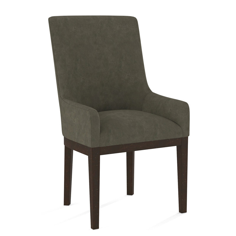 Upholstered Arm Chair, Nutmeg, Applause Archway Grey