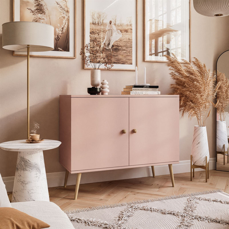 Syed Standard Accent Cabinet, Pink