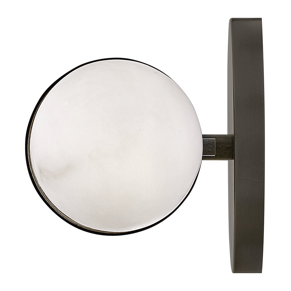 2 Light Frosted Dimmable LED Bath Bar, Black Oxide