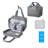 Insulated Wearable Breast Pump Bag with Ice Pack - Portable Organizer for M5/M6 Pumps & Bottle Storage