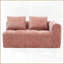Canapé-lit en chenille anti-froissement Minimalist-1939593117