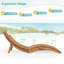 Chaise longue de patio pliable et ultra-portable-199701309