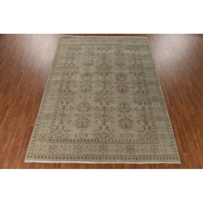 Tapis oriental fait à la main Oushak 9 x 12