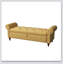 Banc de lit luxueux en tissu touffeté avec beaucoup de rangement, parfait pour le confort et peu encombrant dans les chambres-906026800