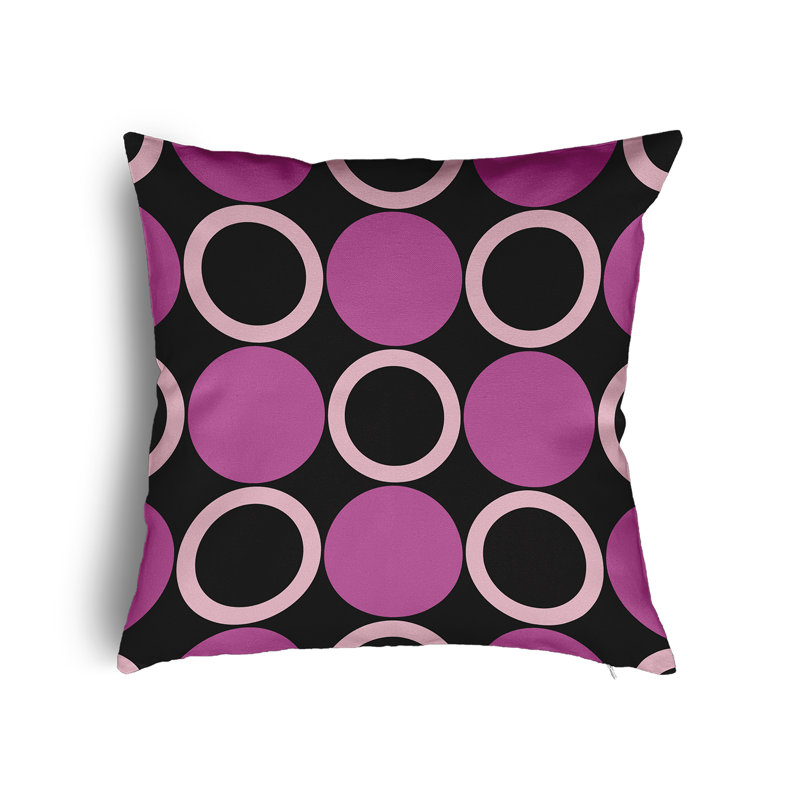  Polyester Square Pillow Cover & Insert, 18" x 18", Orchid