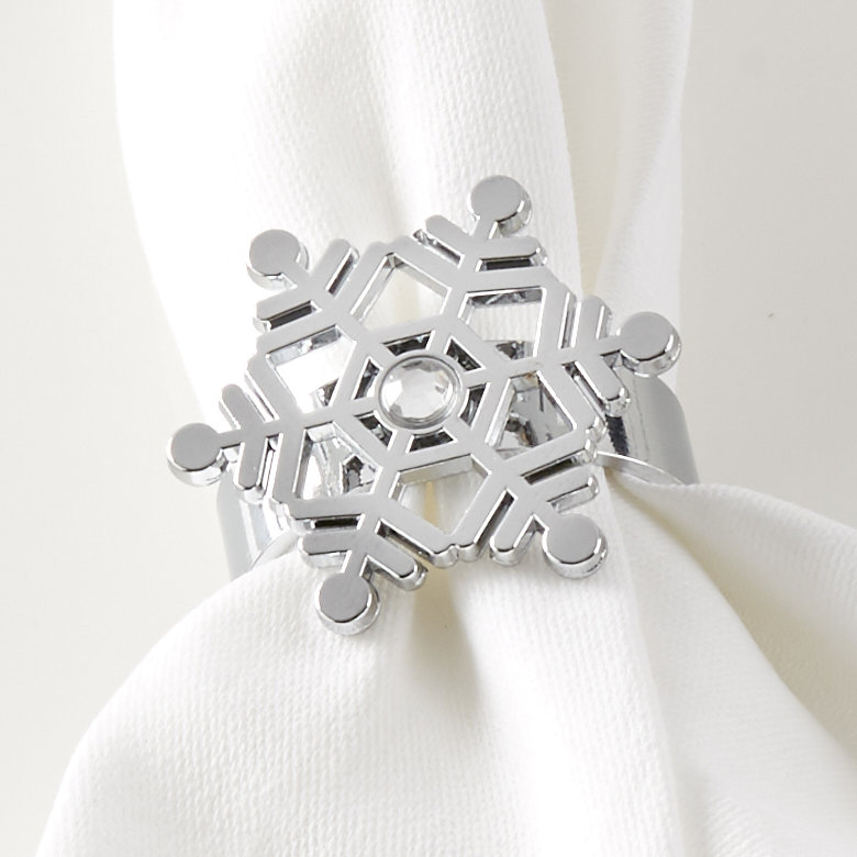 Rond de serviette Sparkling Snowflake