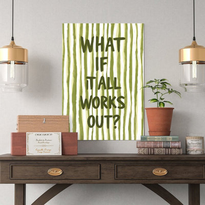 Canvas Wall Art Green Vertical Stripes Background Pattern Poster Vintage Poster Print Home Decor