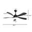 Ventilateur de plafond Karylin