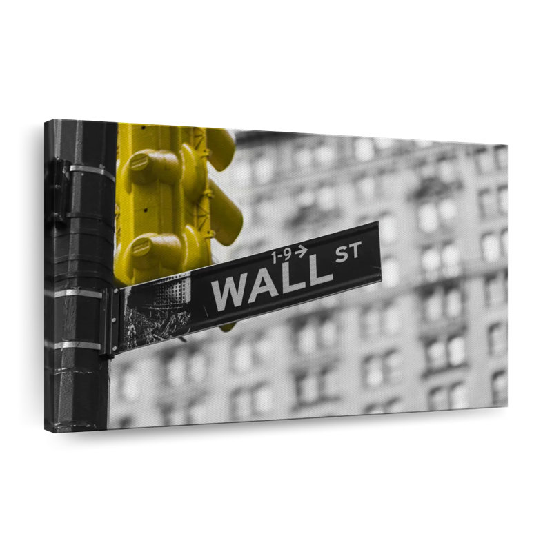 New York Pop Wall Street, H 30 po x l 45 po x P 1,25 po