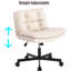 Fauteuil d'étude pivotant 360 ° - siège ergonomique, posture de salon double couche confortable