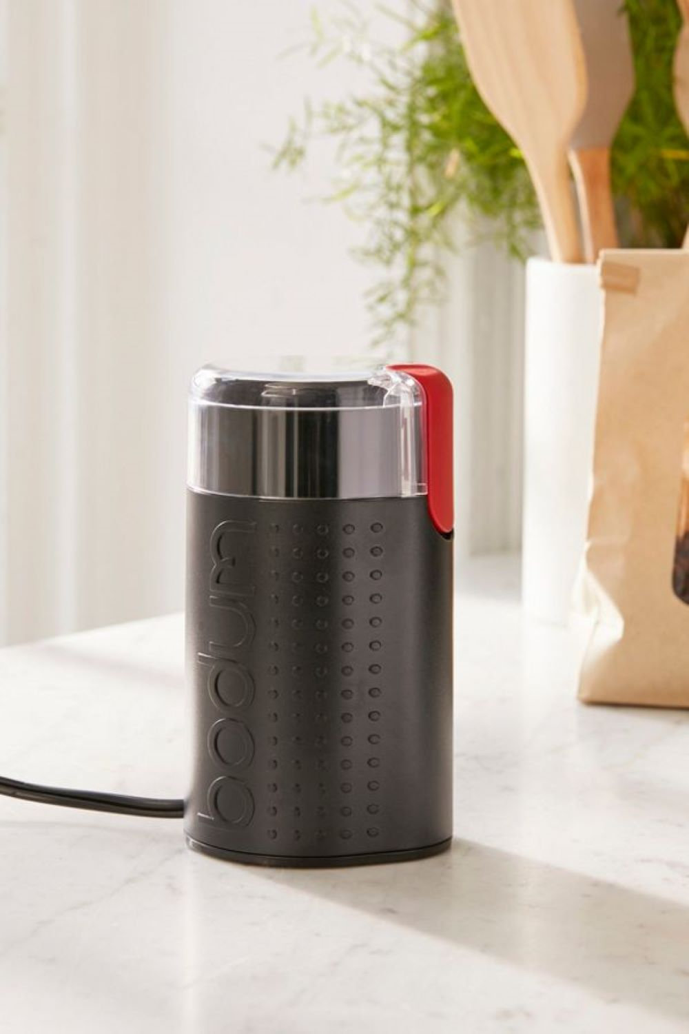 Bistro Electric Blade Coffee Grinder, Black