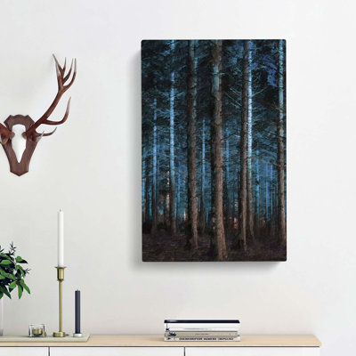 Evening Forest - Wrapped Canvas Painting