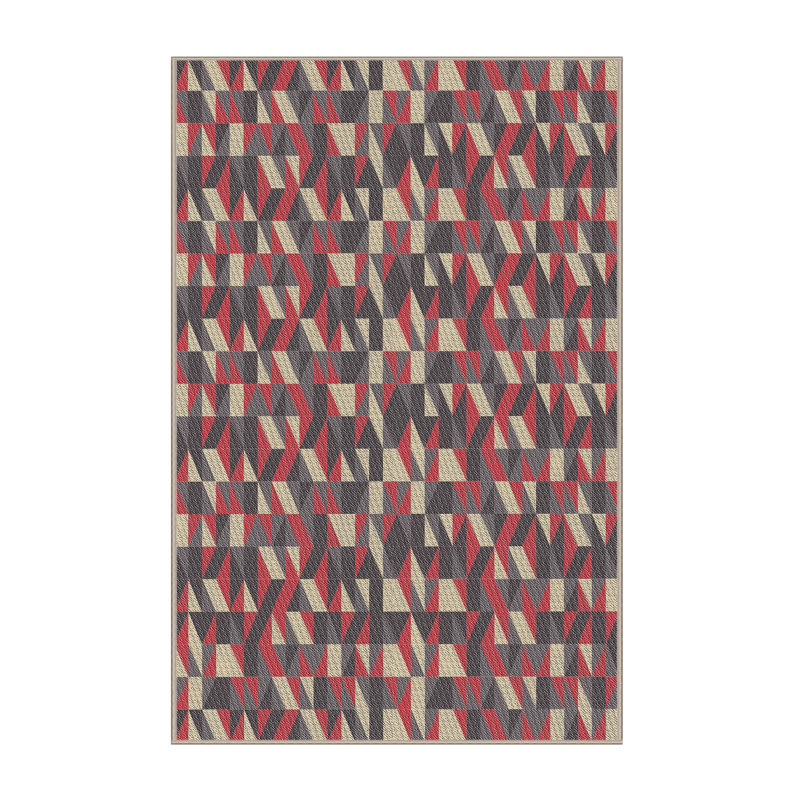 Tapis rouge / noir Audra, Rectangle 2 pi x 4 pi