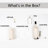 25" USB Bedside Table Lamp Set with Touch Control and Bulbs-307680627