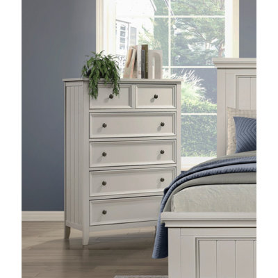 Classic Chest Of 6 Drawers Storage 1Pc Modern Bedroom Furniture Farmhouse Style