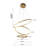 Schaaf Chrome 3 Halo Rings LED Chandelier-1442216490