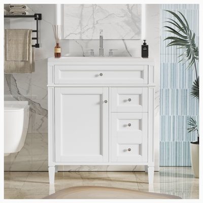 Meuble-lavabo simple avec plateau Diyana 30,00