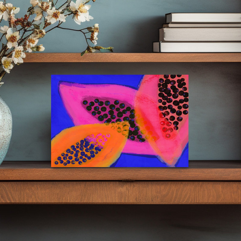 Yummypapaya by Treechild - Wrapped Canvas Print, 30.48 cm H x 45.72 cm W