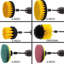 12 Piece Free-Standing Toilet Brush Set