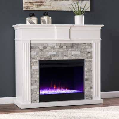 Eseli 41.75'' W Electric Fireplace with 4778 BTU