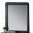 Valda Light Gray Fabric Mirror