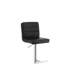 Tabourets de bar contemporains (2) - réglables, cuir noir, paire de tabourets réglables (2), placage-440452914