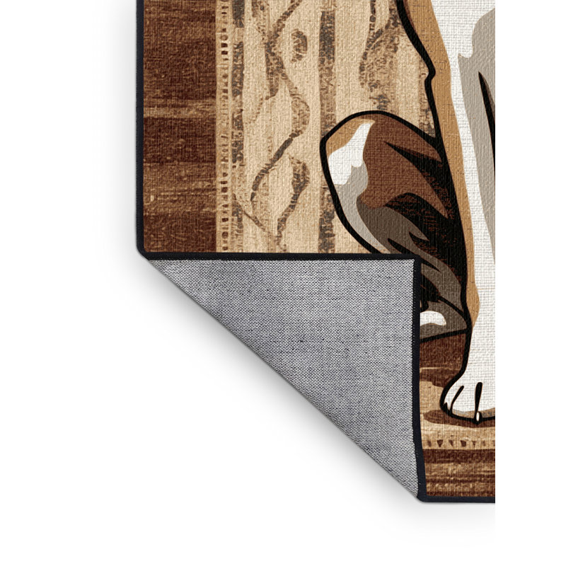  Tapis lavable Whippet Dogs, Rectangulaire 2 pi x 3 pi