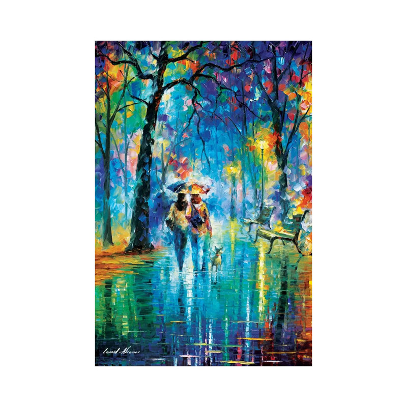 Little Friend by Leonid Afremov - Print on Canvas, 66.04 cm H x 45.72 cm W x 1.91 cm D, Wrapped Canvas