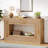 59-Inch Long Console Table,Natural Sofa Table with Storage for Entryway-1615424998