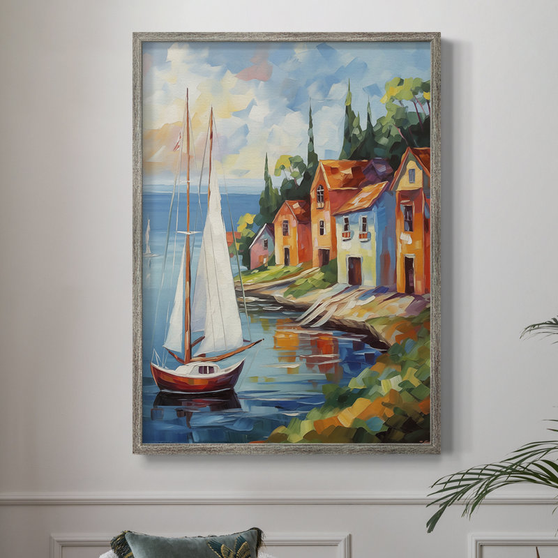 LANDSCAPES Series CCLXIV Framed Print - Solid Wood, H 15 po x l 12 po
