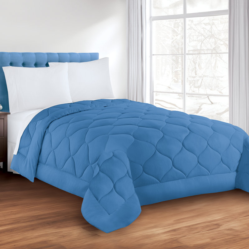 Édredon en duvet synthétique ultra-moelleux Ogee, Édredon double, Blanc