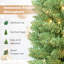 Arbre de Noël artificiel 5 pi avec lumières DEL blanc chaud-275223467