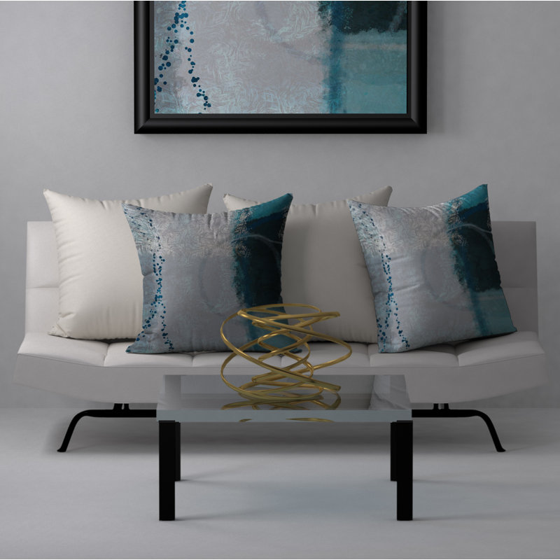 Housse de coussin carrée/insert, 24 po x 24 po
