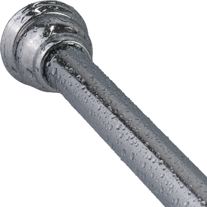 Tringle à rideau de douche à tension réglable Poiner Picanty, Chrome