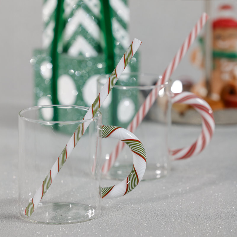 Ensemble de 5 tasses en verre Holiday
