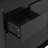 Modern Shoe Storage Unit, Black Particle Board, Stable Construction Cabinet With Functional Drawer, Adjustable Partitions, Build-727973581
