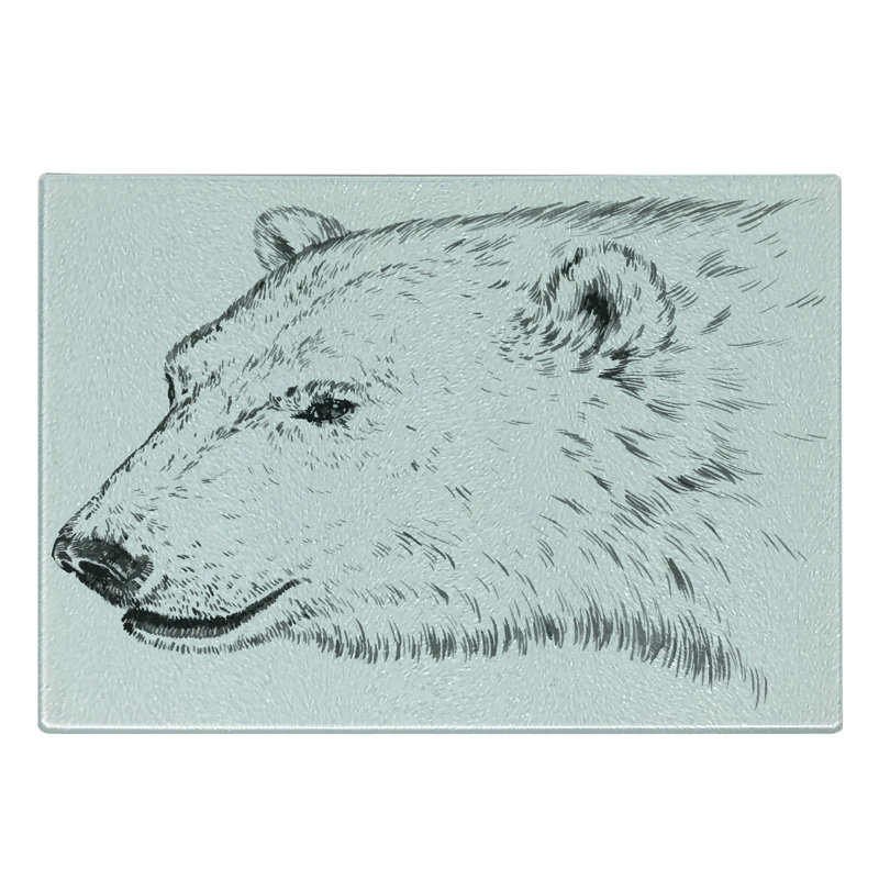 Planche à découper en verre trempé Ambesonne