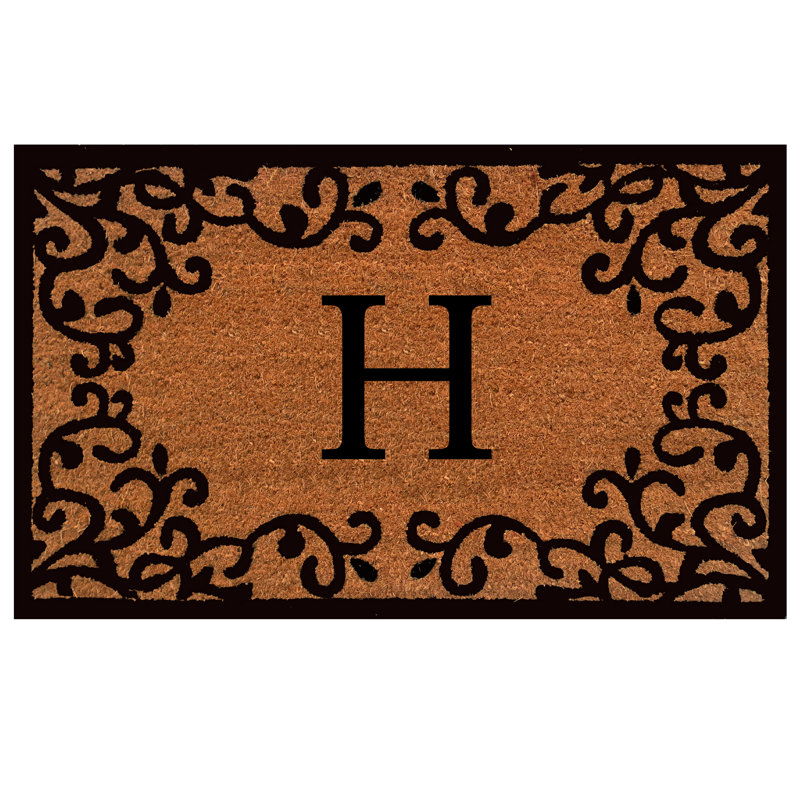 Salguero Non-Slip Outdoor Doormat, H, Rectangle 24" x 36"