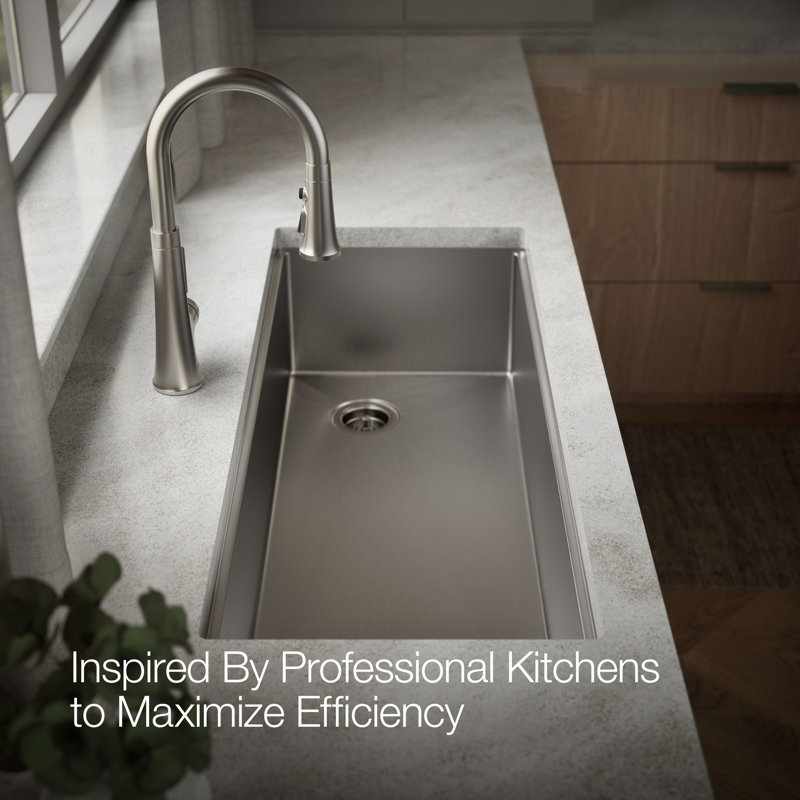 Strive® 44 In. Undermount Single-Bowl Workstation Kitchen Sink