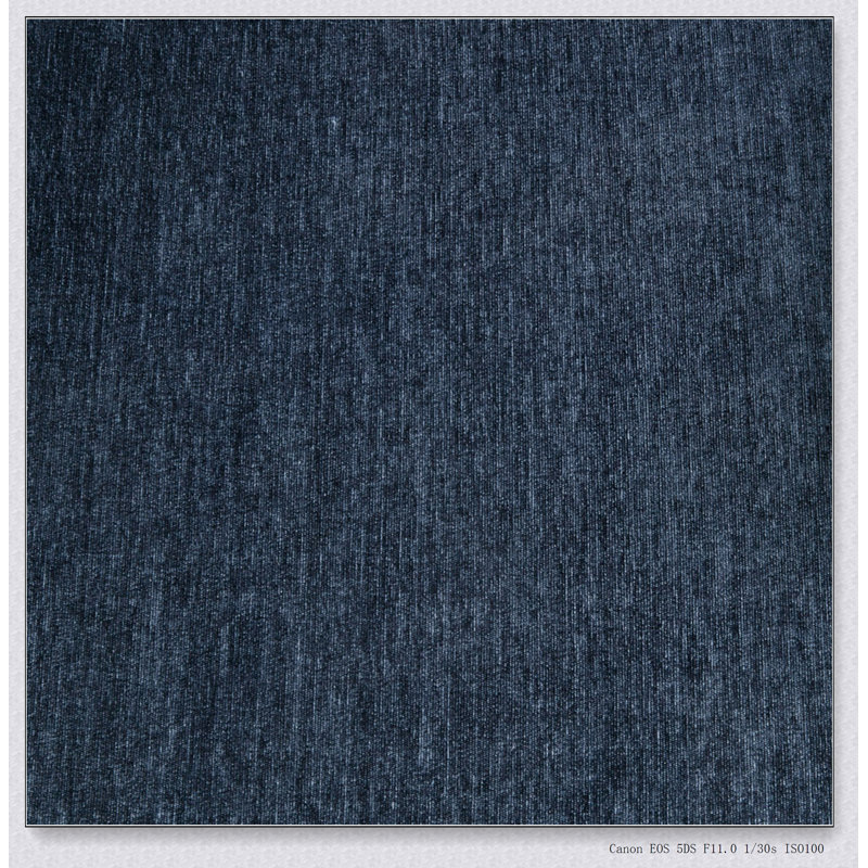 Fauteuil capitonné en polyester bleu marine à 4 pieds